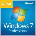 MICROSOFT WINDOWS 7 PROFESSIONAL SP1 32 BIT LCP 1PK DVD OEM (FQC-08283)